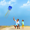 Miniatyrbilde 3 av 5: Stor blekksprutdrage, lang hale vakker enkel flygende drage strand