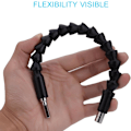 Miniatyrbillede 4 af 5: Universal Fleksibel Aksel Bit Støtte Fleksibel Bit Adapter 1/4 \"Sh