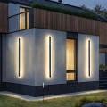 Miniatyrbild 2 av 5: 23,6 tum varmvit LED-ljuslist vägglampa, enkel