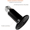 Miniatyrbilde 3 av 5: E27 100W Dyre Radiator Emitter Infrarød Keramisk Varmepære, R