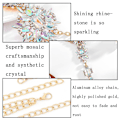 Pikkukuva 5 / 5: Boho Rhinestone Statement Rintaketju Kristalli Kaulakoru Kehon Ketju