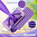Miniatyrbilde 2 av 5: 6 PAKK Gjenbrukbare Moppputer for Swiffer WetJet Mopp, WetJet Refills WetJet