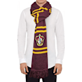 Miniatyrbilde 4 av 4: Harry Potter skjerf - Mykt klassisk vinterstrikket skjerf Gryffindor