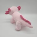 Miniatyrbillede 3 af 5: Axolotl plysdyr 9,8 tommer blød sød axolotl plysdyr plus