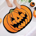 Miniatyrbillede 5 af 5: 40*60cm Halloween badeværelse indretning efterår græskar badeværelse tæpper ikke
