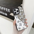 Pikkukuva 1 / 3: Söpö Panda Läpinäkyvä Kotelo iPhone 13 Pro Maxille,  Kawaii Eläin Kuvio