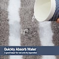 Miniatyrbillede 5 af 5: Skridsikker bademåtte køkkenmåtte fluffy badeværelse tæppe blød mikrofiber