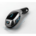 Miniatyrbillede 2 af 3: Hands-free Kit Bluetooth Biloplader Usb Port Sd-kort