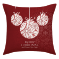 Miniatyrbillede 3 af 5: 4 stk. snemand julepudebetræk, Coussin taie d'ore