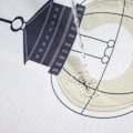 Miniatyrbillede 3 af 5: Geometrisk mønster bruseforhæng i moderne luksus