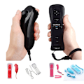 Miniatyrbilde 3 av 4: 1 sett med blå 2-i-1-kontroller for Wii, Nunchuck-kontroller, fjernkontroll C