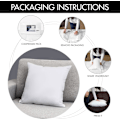 Miniatyrbilde 4 av 5: Seng 35*35cm (sett med 2)-inner pute-inner pute-inner pute