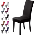 Miniatyrbild 1 av 5: Stolskyddsdekor 6 stycken stretch stolskydd-slip stolskydd o
