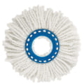 Miniatyrbilde 1 av 3: 4 stk mikrofiber mopphoder, runde utskiftbare mopphoder 360 graders roterende mopphode for gulvrengjøring