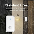 Miniatyrbillede 3 af 5: Trådløs Plug-in Ringeklokke - Trådløs, Intet Batteri Kræves, 60 Melodier, 5-Niveau Lydstyrke, LED-blink, Ringeklokkesæt med 150 Meter, LED-blink