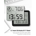 Miniatyrbillede 3 af 5: Digitalt termometer/hygrometer 3,2” stor LCD-skærm indendørs