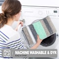 Miniatyrbillede 5 af 5: Absorberende skridsikker bademåtte i mikrofiber til badeværelset