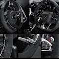 Miniatyrbilde 3 av 3: 1 stk. blått ratt for Tesla ModelS ModelY ModelX Model3 vinter