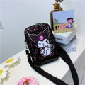 Miniatyrbild 3 av 3: 1 st kuromi Messenger Bag för kvinnor Anime Hardshell Bag