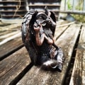 Miniatyrbilde 3 av 5: Horned Sabbatic Goat Statue 10 Inch Tall