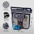 Miniatyrbild 5 av 5: Väskor i väska Bärbar dusch Mesh Caddy väska Snabbtorkande Hängande Toal