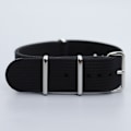 Miniatyrbild 3 av 3: 1 st armband nylonband 18 mm Svart