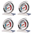 4-pack kylskåp frys termometer stor urtavla termometer