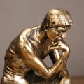 Miniatyrbilde 2 av 4: Resin Thinkers Statue Ornamenter Hjemmedekorasjoner Tilbehør (1 stk,