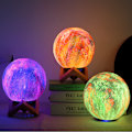 Miniatyrbillede 5 af 5: Månelampe Lavalampe NSL Belysning Månelys 4,8 tommer 16 LED-farve