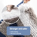 Miniatyrbillede 4 af 5: Skridsikker bademåtte køkkenmåtte fluffy badeværelse tæppe blød mikrofiber