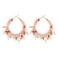 Boho  Drop Earrings för kvinnor Söta Statement Bead Dangle Earrings