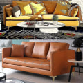 Miniatyrbillede 5 af 5: Metal Sofa Ben Tilbehør Møbel Udskiftning Ben Gyldne Sofa Fødder Tunge