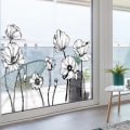 Miniatyrbild 1 av 5: Svart vallmo blomma väggdekaler blommig väggkonst klistermärken sovrum L