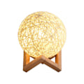 Miniatyrbillede 1 af 5: Rattan soveværelsesatmosfære, USB-opladning