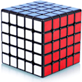 Miniatyrbillede 1 af 5: Maomaoyu Speed ​​Original 5x5 5x5x5 Magisk Puzzle Magic Speed ​​Cube Voksen Børns Feriegave (Sort)