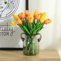 Miniatyrbillede 4 af 5: 20 stk. Ægte Touch Latex Kunstige Tulipaner Blomster Falske Tulipaner Flow