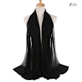 Miniatyrbilde 4 av 4: Chiffon-sjal Transparent Sjal for Kvinner - Kvinnesjal - Sjal - Bl