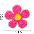 Miniatyrbillede 2 af 5: 13 stk. broderet blomster serviet lap, skal broderet stof p