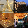 Miniatyrbild 5 av 5: Led Globe String Lights Batteridriven  20Ft 40 LEDs  Varm Vit