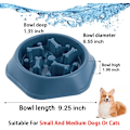 Miniatyrbillede 3 af 5: Langsom Foderhundebolle Anti-Gobble Sund Spisning Interaktiv Bloat Stop