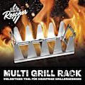 Miniatyrbillede 4 af 4: Multifunktionel grillstativ i rustfrit stål