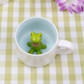 Miniatyrbillede 1 af 5: 3D Frø Kaffe Kops, 350ml Sjov Tegneserie Kaffe Kops, Håndlavet Kaffe