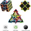 Miniatyrbilde 2 av 5: Speed ​​Cube Set, Pyramide 2x2x2 3x3x3 Speed ​​Magic Cube; Super D