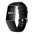 Miniatyrbillede 5 af 5: Fitbit Charge 3/4 armbånd silikone (S) Sort