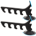 Miniatyrbillede 1 af 3: 2 stk. Fiske stang stander Bil Justerbar fiskestang holder