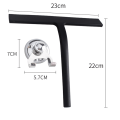 Pikkukuva 5 / 5: Suihkutilan ikkuna- ja peilipyyhin imukupilla - 23 cm musta