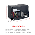 Miniatyrbillede 2 af 5: Vandtæt Universal Generator Cover til de fleste generatorer Sort