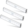 Pikkukuva 1 / 5: 3 kpl 10 LED-valoa, langaton, USB-lataus, magneetti, liike