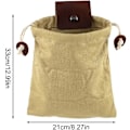 Miniatyrbillede 3 af 5: Lærredsfoderpose, sammenklappelig lærredsbushcraft-taske, bushcraft-taske