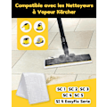 Miniatyrbilde 2 av 4: Våtservietter for Kärcher dampvaskere, mikrofiberkluter for dampvaskere